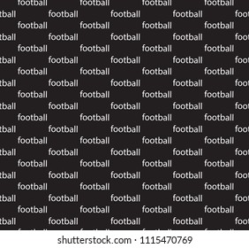 SEAMLESS FOOTBALL PATTERN