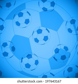 Seamless football pattern
