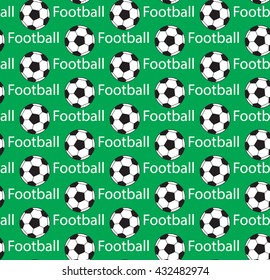 SEAMLESS FOOTBALL PATTERN