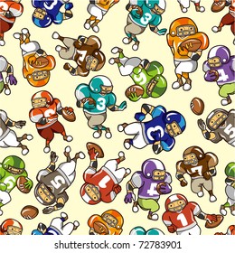 seamless football pattern