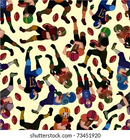 seamless football pattern