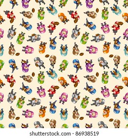 seamless football pattern