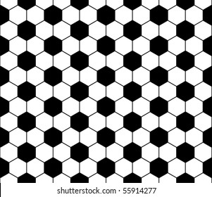 Seamless Football Pattern. EPS 10 Vector File Included