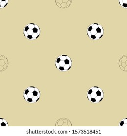 seamless football pattern, on colorful background