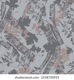 
Seamless forest camouflage pattern for fabric printing background material etc.
