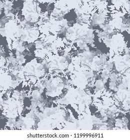 Seamless forest winter conifer camouflage.
