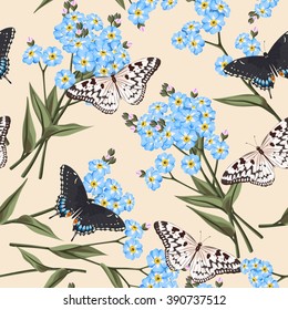 Seamless forget me not