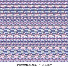 Seamless fractal pattern composed of equilateral triangles