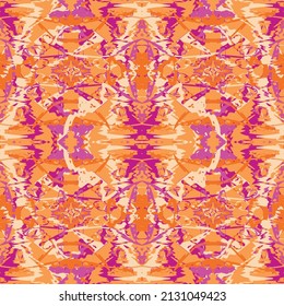 Seamless fractal pattern in vector format for printed fabrics or any other purposes. Every object is grouped base on color so the pattern is editable, tileable and easy to use.