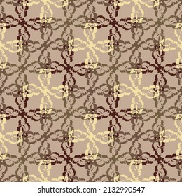 Seamless fractal pattern in vector format for printed fabrics or any other purposes. Every object is grouped base on color so the pattern is editable, tileable and easy to use.
