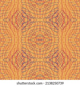 Seamless fractal pattern in vector format for printed fabrics or any other purposes. Every object is grouped base on color so the pattern is editable, tileable and easy to use.