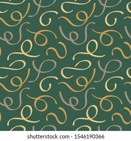 Seamless free hand drawn background , Decorative motif with intersecting abstract elements. Vector