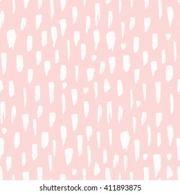 Seamless freehand drawn background uneven texture with random strokes
