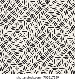 Seamless freehand pattern. Vector abstract rough lines background. Hand drawn grungy strokes.