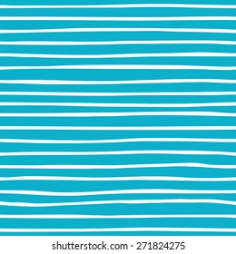 Seamless Freehand Sketched Lines Background Pattern