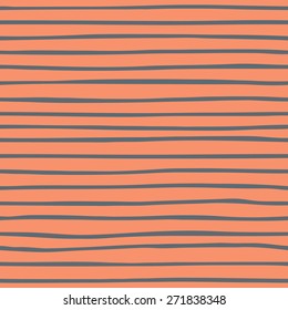 Seamless Freehand Sketched Lines Background Pattern