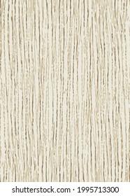 Seamless french beige stripe farmhouse linen wood texture  background.Shabby chic style tonal cottage line textile print. Organic ticking fabric for kitchen towel material. 