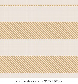 Seamless French country kitchen stitch stripe fabric pattern print. Yellow white vertical striped background. Batik dye provence style rustic woven cottagecore textile. 