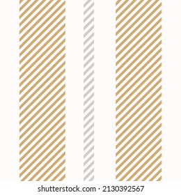 Seamless French country kitchen stitch stripe fabric pattern print. Yellow white vertical striped background. Batik dye provence style rustic woven cottagecore textile. 