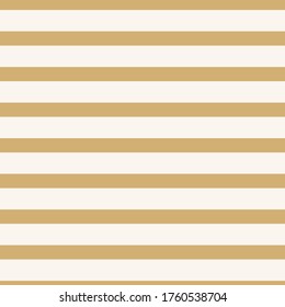 Seamless french farmhouse stripe pattern. Provence linen shabby chic style.  Yellow horizontal line background. Rustic classic france ticking textile all over print