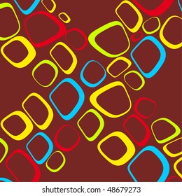Seamless fresh background from mix geometric figure