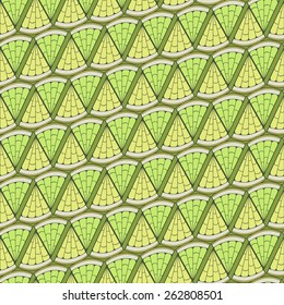 seamless fresh pattern with lime and lemon