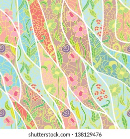 Seamless fresh vector pattern pattern. Vector illustration.