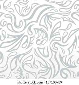 Seamless frost hand-drawn pattern, abstract background