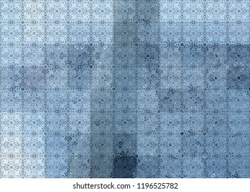 seamless frosty pattern. Hand-drawn stylized illustration. Vector pattern