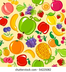 seamless fruit background