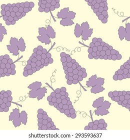 seamless fruit. grapes 