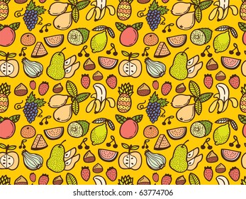 seamless fruit pattern
