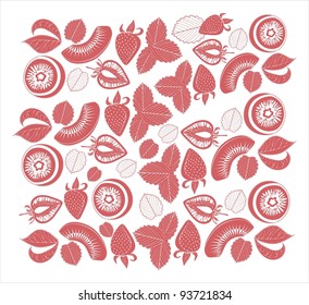 seamless fruit pattern