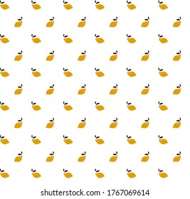 seamless fruit pattern, lemon print