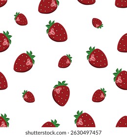 Seamless fruit pattern on a white background. For coloring fabrics, wrapping paper, wallpaper and much more.
