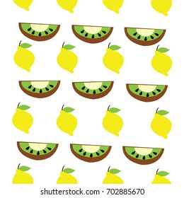 seamless fruits pattern