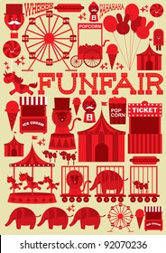 seamless fun fair vector/illustration