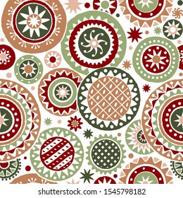 Seamless funny firework abstract pattern