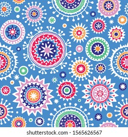 Seamless funny firework abstract pattern