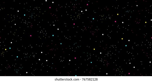 Seamless Galactic / Space Pattern in Vector
