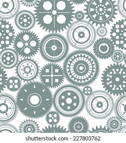Seamless gear background