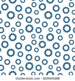 Fondo del concepto de rueda de engranaje sin soldadura. Patrón de vector