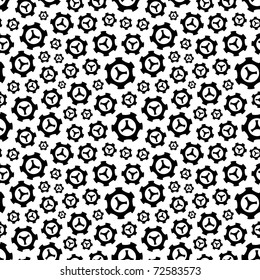 Seamless gears background.