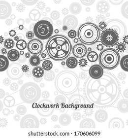 seamless gearwheel mechanism background