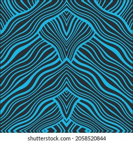 Tiras de ondas gemétricas sin foco. patrón con olas. Diseño para fondo con textura de onda. Textura de líneas gemétricas repetitivas Vector-art.