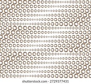 Seamless gemstones pattern. Vector jewellry background