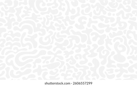 Seamless Gentle Gray Abstract Pattern with Organic Shapes for Background Design and Decorative Purposes Creating a Calm and Sophisticated Visual Aesthetic