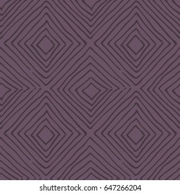 Seamless geo, geometric pattern, monochrome monotone lavender background, seamless textile, fabric print, fashion design, hand drown element, classic diamond pattern, abstract texture, vector art
