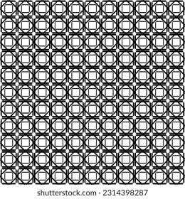 Seamless Geomatric vector background Pattern in black and white