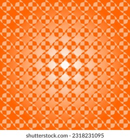 Seamless Geomatric vector background Pattern in orange